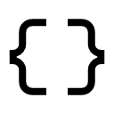 иконка data object, data, меню, object