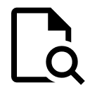 иконка document search, document, документ, search, поиск