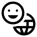 иконка emoji language, emoji, language, язык