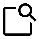 иконка feature search, feature, search, поиск
