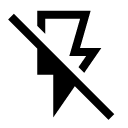 иконка flash off, flash, off