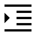 иконка format indent increase, format, indent, increase
