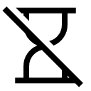 иконка hourglass disabled, hourglass, песочные часы, disabled