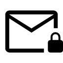 иконка mail lock, mail, почта, lock, замок