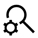 иконка search gear, search, поиск, gear, шестеренка