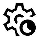 иконка settings night sight, settings, настройки, night, луна, sight