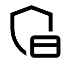 иконка shield card, shield, щит, card, кредитная карточка