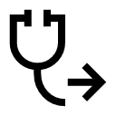 иконки stethoscope arrow, stethoscope, стетоскоп, arrow, стрелка