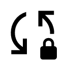 иконка sync lock, sync, синхронизация, lock, замок