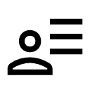 иконка user attributes, user, пользователь, attributes