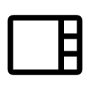 иконка view sidebar, view, sidebar, монитор