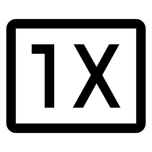 иконка 1x mobiledata badge, 1x, mobiledata, badge, бейдж,