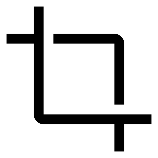 иконка crop, обрезать,
