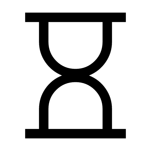 иконка hourglass, песочные часы,