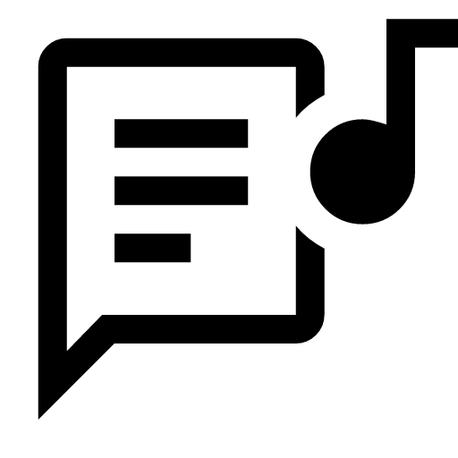 иконка lyrics,