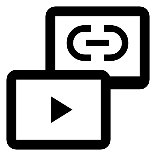 иконка media link, media, link, ссылка,
