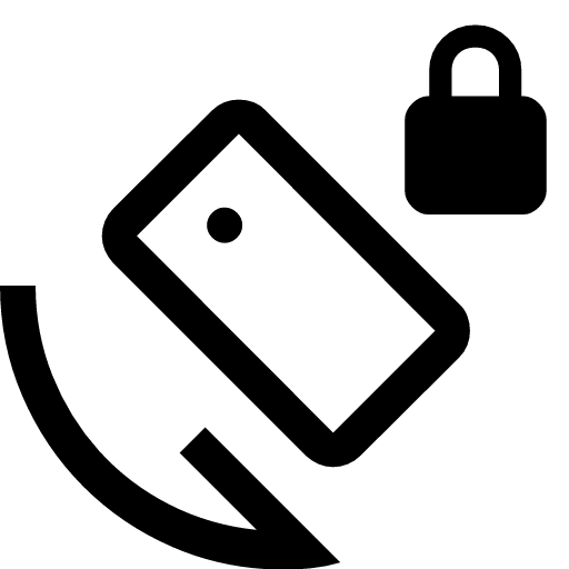 иконка mobile rotate lock, mobile, телефон, rotate, вращать, lock, замок,