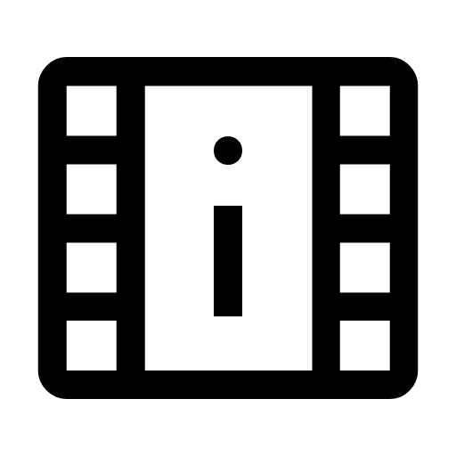 иконка movie info, movie, видео, info, информация,