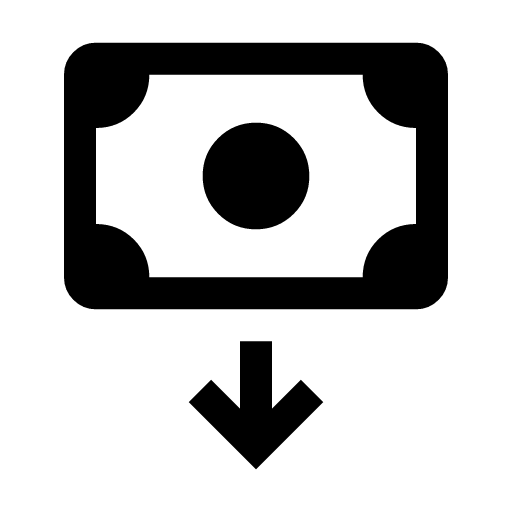 иконка payment arrow down, payment, кредитка, arrow, стрелка, down,