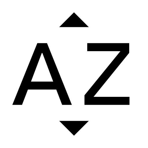 иконка sort by alpha, sort, by, alpha,