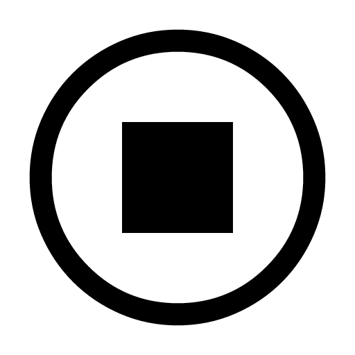 иконка stop circle, stop, стоп, circle,