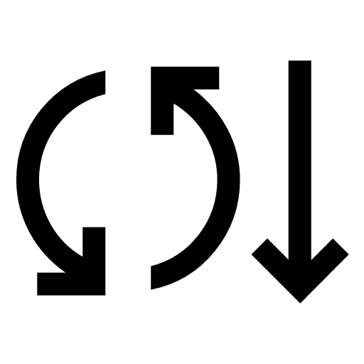 иконка sync arrow down, sync, синхронизация, arrow, стрелка, down,