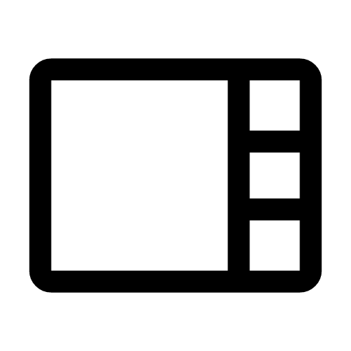 иконка view sidebar, view, sidebar, монитор,