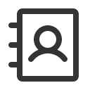 иконка address book, контакты, address, записная книжка, book, книга