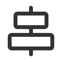 иконка align center horizontal, align, center, horizontal, документ