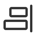 иконка align right, по правому краю, align, right, стрелка