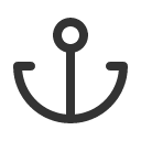 иконки anchor simple, anchor, якорь, simple