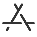 иконка app store logo, app, папка, store, магазин, logo