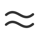 иконки approximate equals, approximate, equals