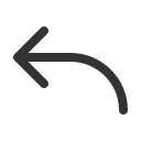 иконки arrow bend up left, arrow, стрелка, bend, up, стрелка вверх, left