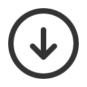 иконка arrow circle down, arrow, стрелка, circle, down