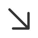 иконка arrow down right, arrow, стрелка, down, right