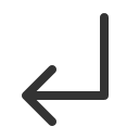 иконки arrow elbow down left, arrow, стрелка, elbow, down, left