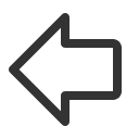 иконки arrow fat left, arrow, стрелка, fat, left