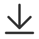 иконка arrow down, стрелка, arrow, down
