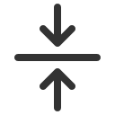 иконка arrows in vertical, arrows, in, увеличить, vertical