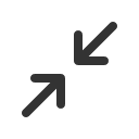 иконка arrows in simple, arrows, in, увеличить, simple