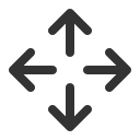 иконки arrows out cardinal, arrows, out, cardinal
