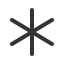 иконки asterisk, звездочка