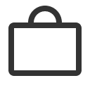 иконка bag simple, bag, сумка, simple