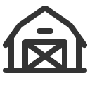 иконки barn, сарай