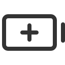 иконка battery plus, battery, батарея, plus, плюс