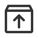 иконки box arrow up, box, коробка, arrow, стрелка, up, стрелка вверх