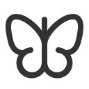 иконки butterfly, бабочка