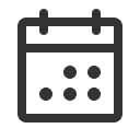 иконки calendar dots, calendar, календарь, dots