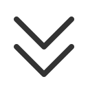 иконки caret double down, caret, double, down, стрелка